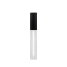 3 ml auf Lager bereit, um langlebige schwarze obere matt transparent Körper leerer Kunststoff -Lip -Glanzrohr